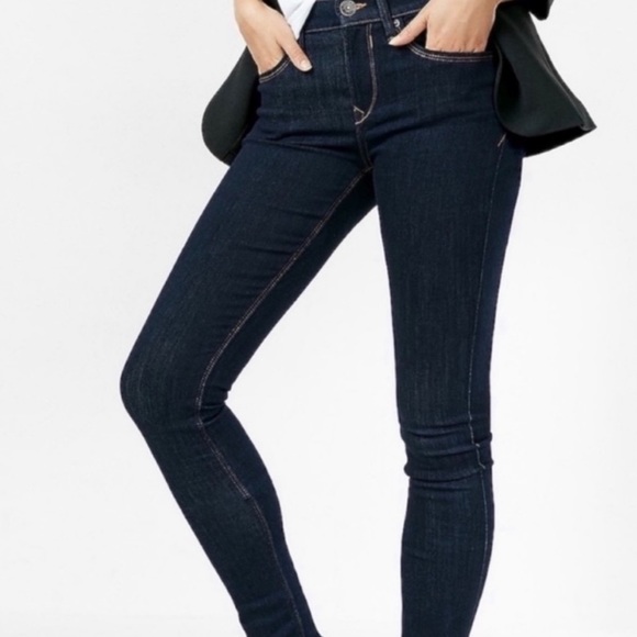 Express Mid-Rise Denim Jean Leggings, 6s / 6c - Picture 1 of 6